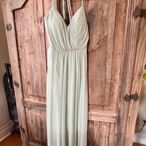 Azazie Dusty Sage Darcy